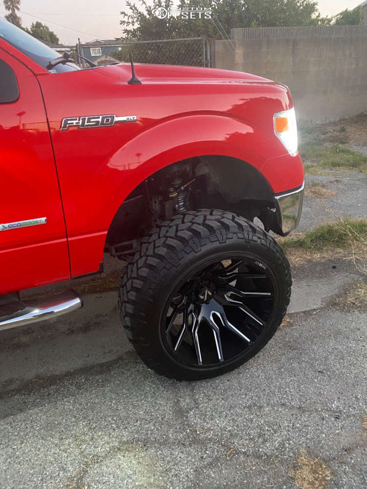 2011 Ford F150 with 24x14 81 ARKON OFFROAD Roosevelt and 37/13.5R24 Fury Offroad Country