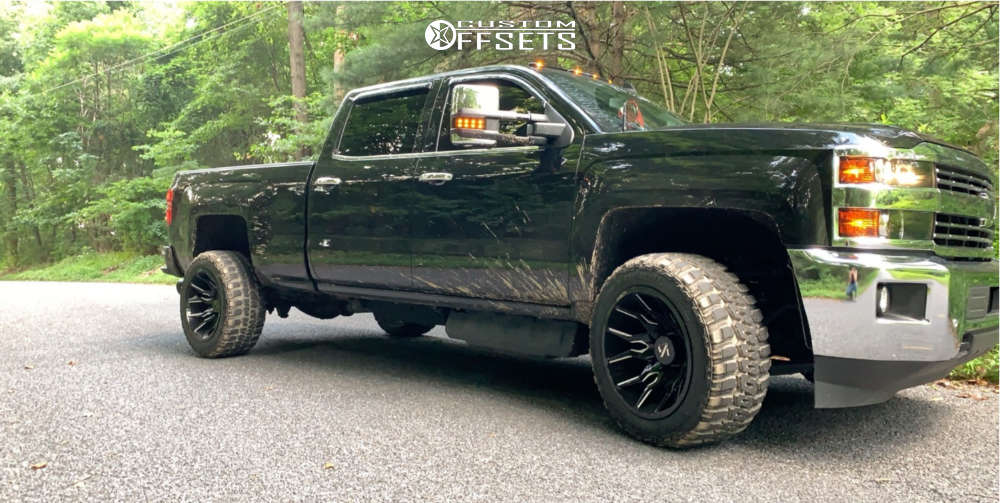 1 2019 Silverado 2500 Hd Chevrolet Stock Air Suspension Arkon Off Road Roosevelt Black