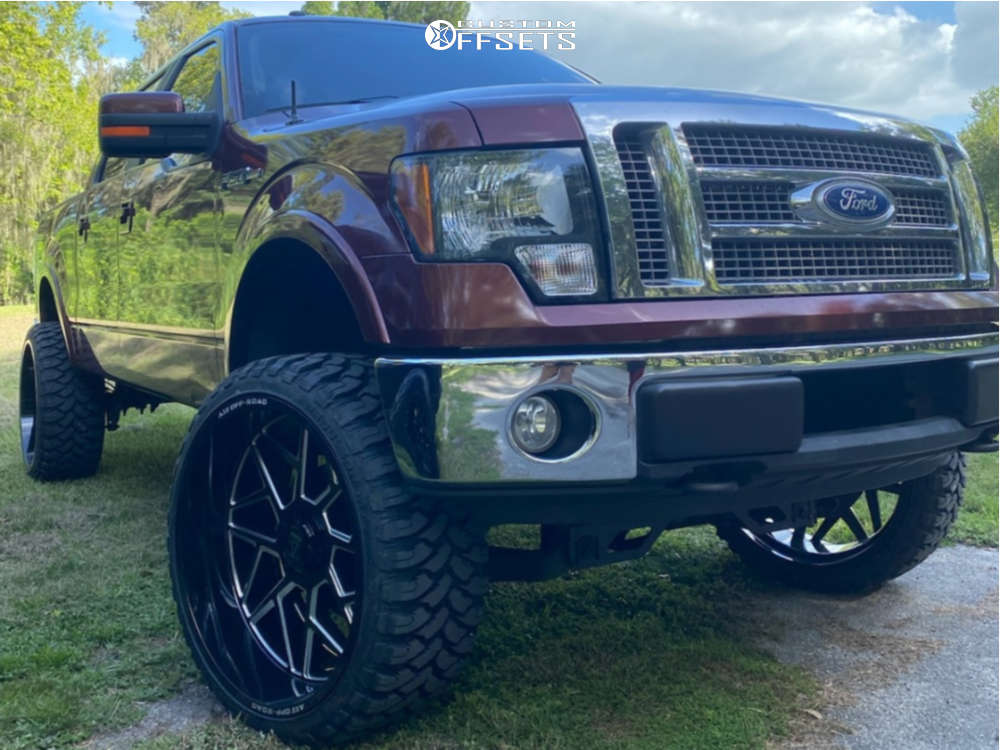 Axe Offroad Nemesis 26x12 44 Black Milled 2612816544NEMBM Custom