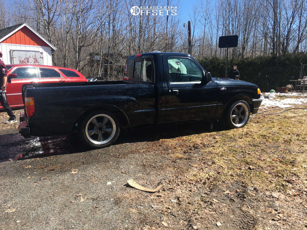 2008 Mazda B2300 with 17x8 25 Factory Reproductions Bullet and 25/9