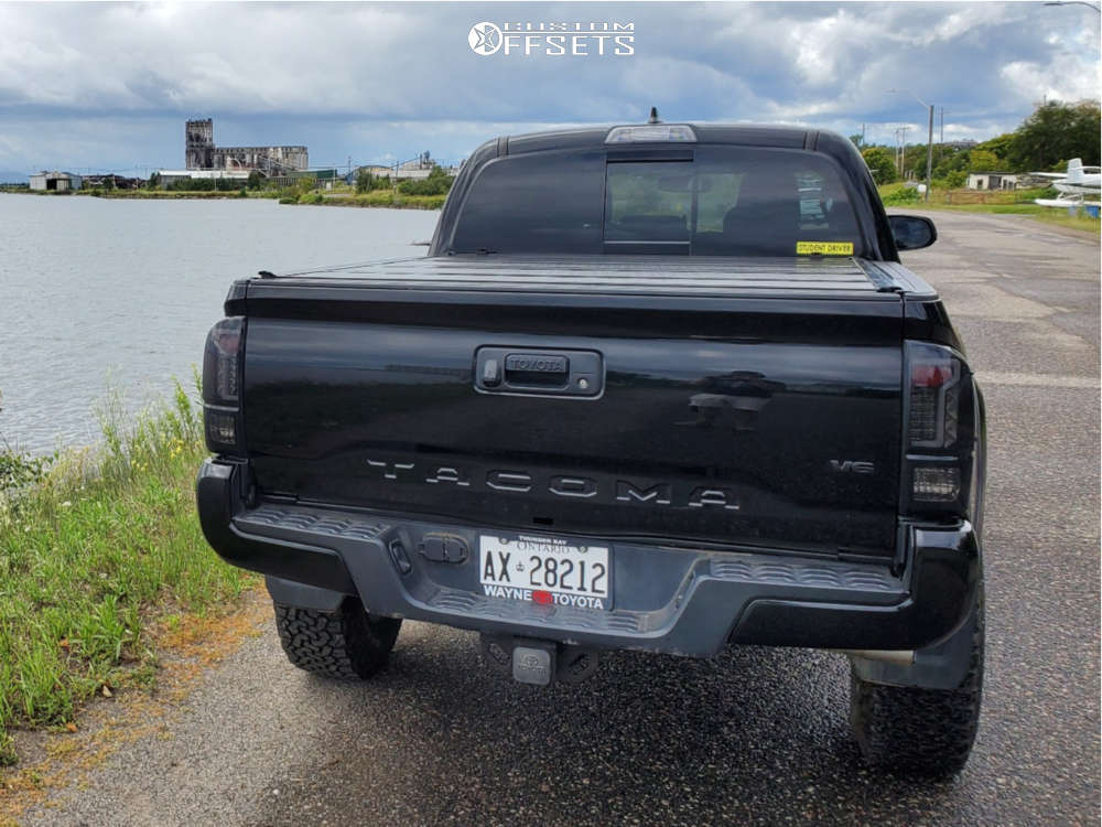 2017 Toyota with 17x9 0 Fuel Rebel and 275/70R17 BFGoodrich All