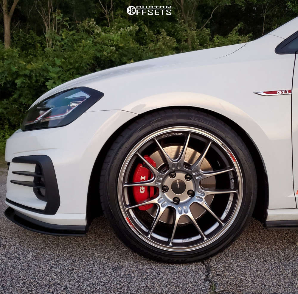 2018 Volkswagen GTI with 18x9 39 Enkei Gtc02 and 235/40R18 Achilles Atr