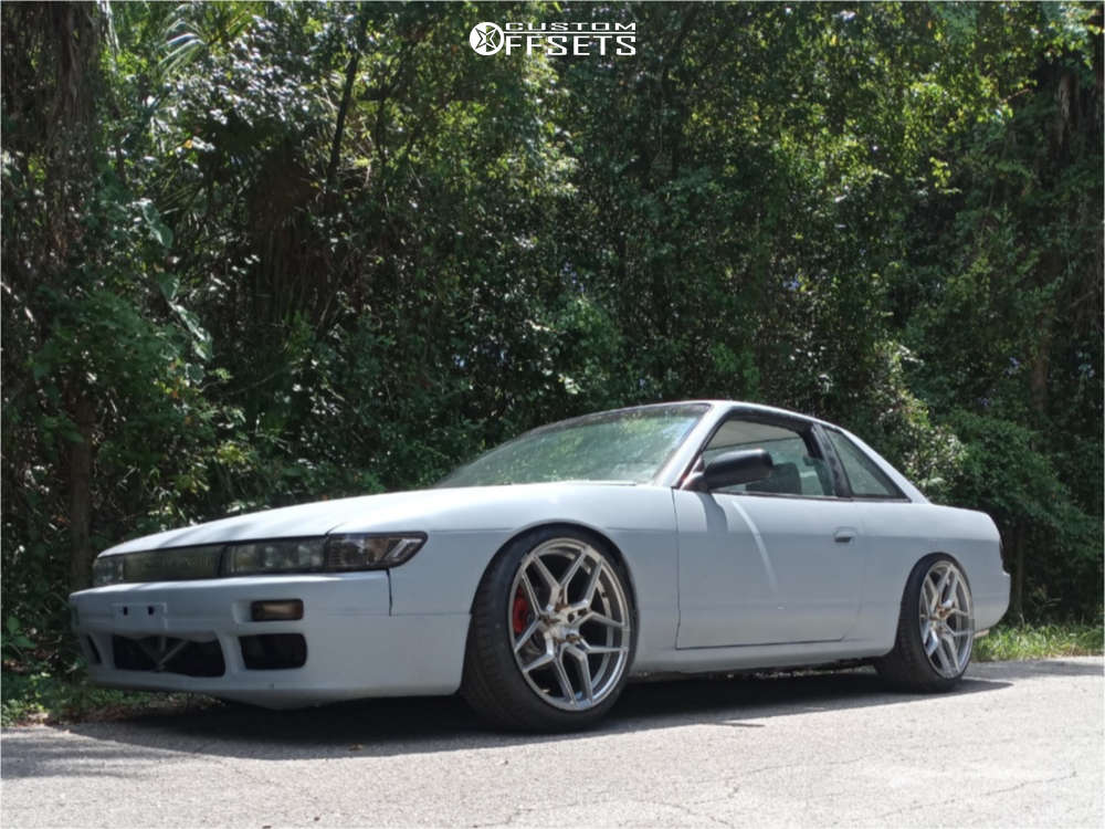 19 Nissan 240sx With 19x9 5 40 Rohana Rfx11 And 225 40r19 Nankang Ns 25 And Coilovers Custom Offsets