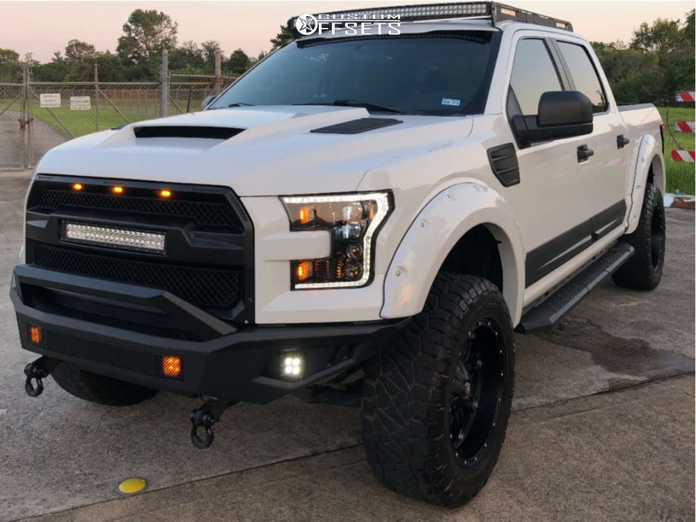 2017 Ford F150 with 20x10 18 Fuel Hostage and 33/12.5R20 Nitto Ridge