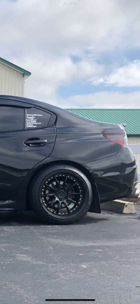 2020 Subaru WRX with 18x9.5 30 Aodhan Ds07 and 225/40R18 Federal SS595 ...