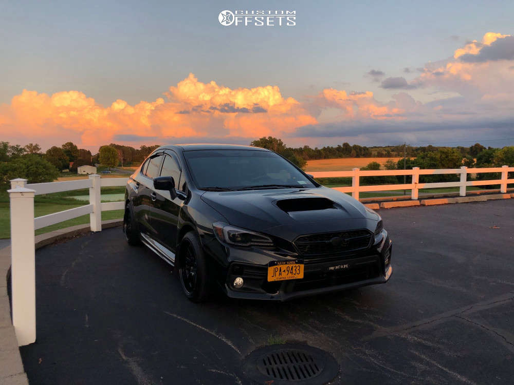 2020 Subaru WRX with 18x9.5 30 Aodhan Ds07 and 225/40R18 Federal SS595 ...