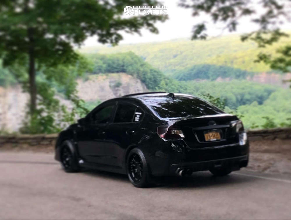 2020 Subaru WRX with 18x9.5 30 Aodhan Ds07 and 225/40R18 Federal SS595 ...