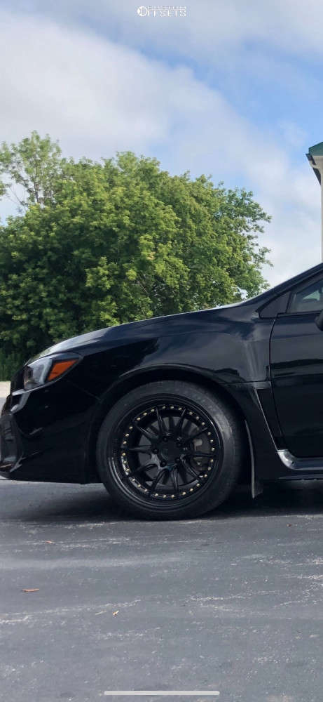 2020 Subaru WRX with 18x9.5 30 Aodhan Ds07 and 225/40R18 Federal SS595 ...