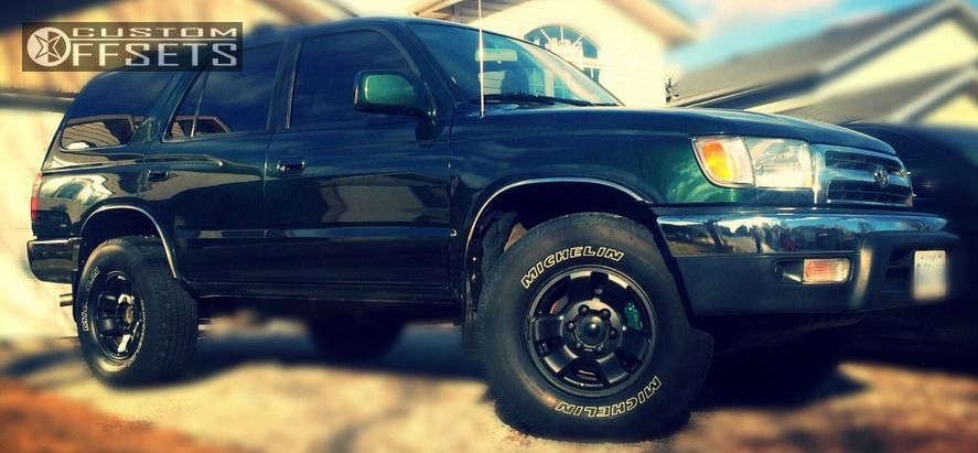2000 Toyota 4Runner with 16x8 1 OEM Wheels OEM and 265/75R16 Michelin ...