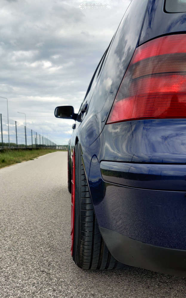 2001 Volkswagen Golf with 18x8.5 22 Japan Racing JR30 and 215/40R18 ...