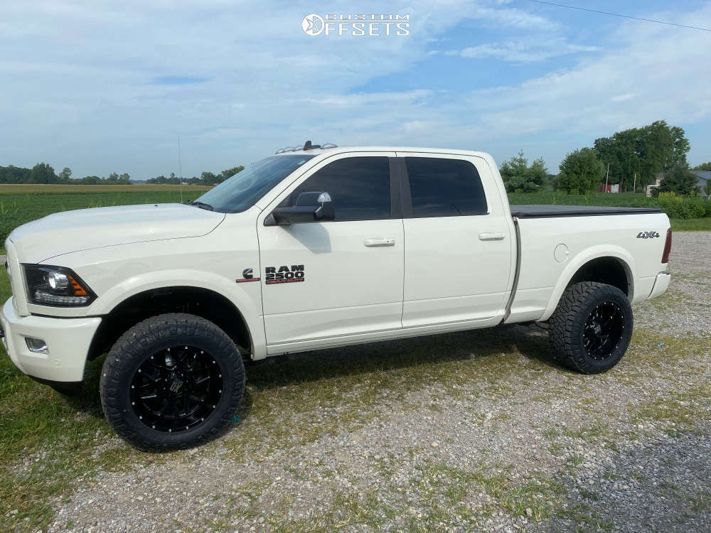 2016 Ram 2500 with 20x10 -25 XD Grenade and 295/60R20 Nitto Ridge ...