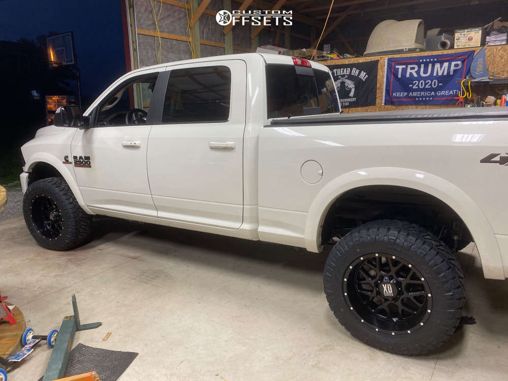 2016 Ram 2500 with 20x10 -25 XD Grenade and 295/60R20 Nitto Ridge ...