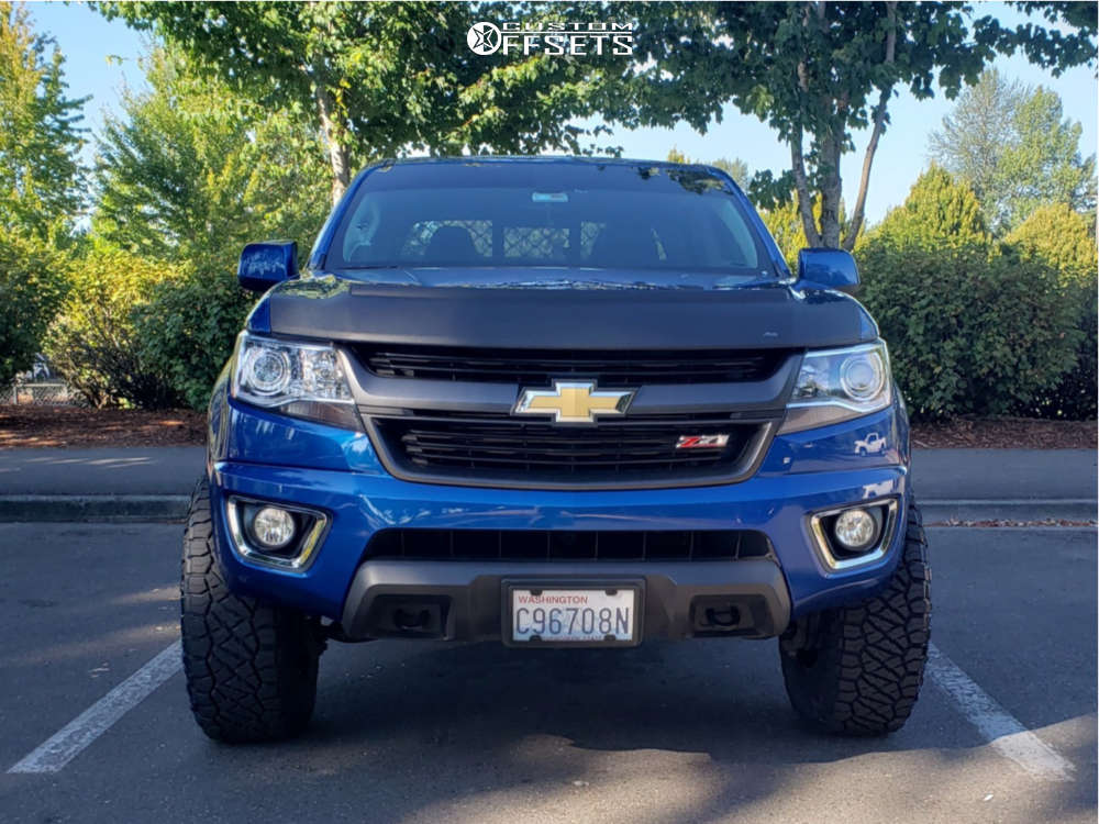 2018 Chevrolet Colorado with 17x9 -12 RBP 01r and 285/70R17 Nitto Ridge ...