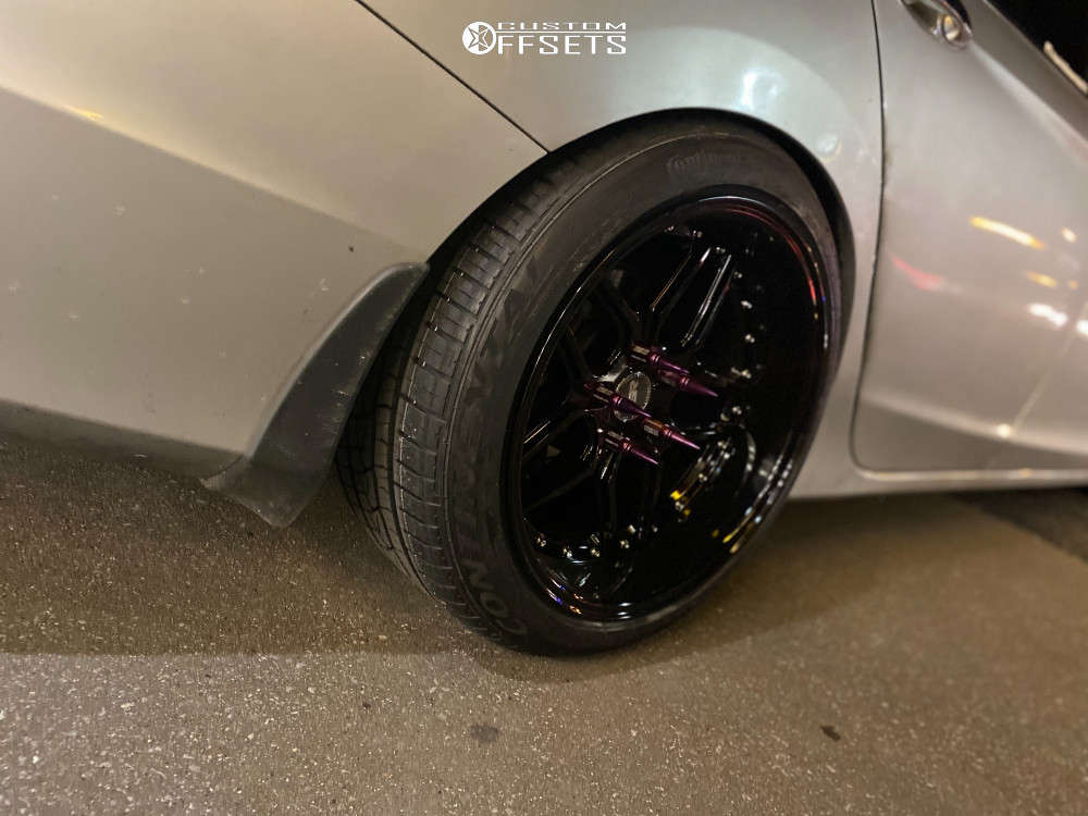 2014 Honda Accord with 18x9.5 35 ESR CS15 and 235/40R18 Continental ...