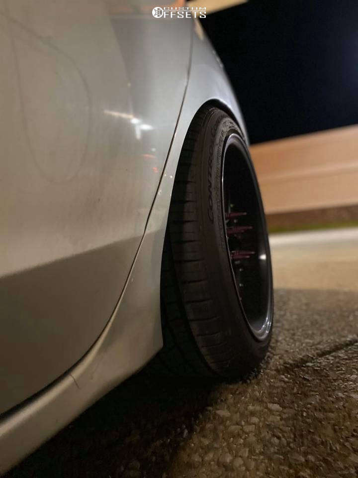 2014 Honda Accord with 18x9.5 35 ESR CS15 and 235/40R18 Continental ...