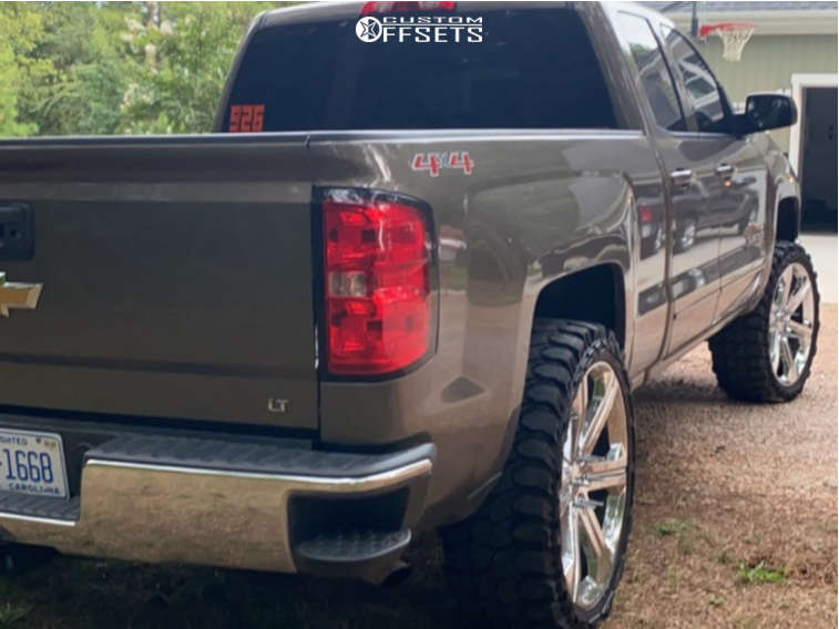 2015 Chevrolet Silverado 1500 with 24x10 31 OE Revolution G13 and 35/12 ...