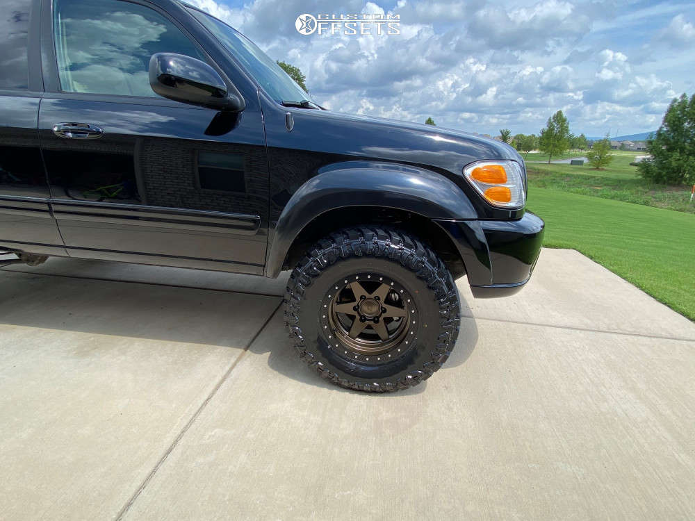 2003 Toyota Sequoia with 17x9 -38 SCS BR6 and 35/12.5R17 Atturo