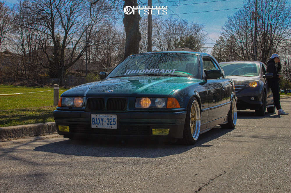 1997 BMW 328i with 17x8.5 30 JNC JNC005 and 215/40R17 Nankang NS25 and