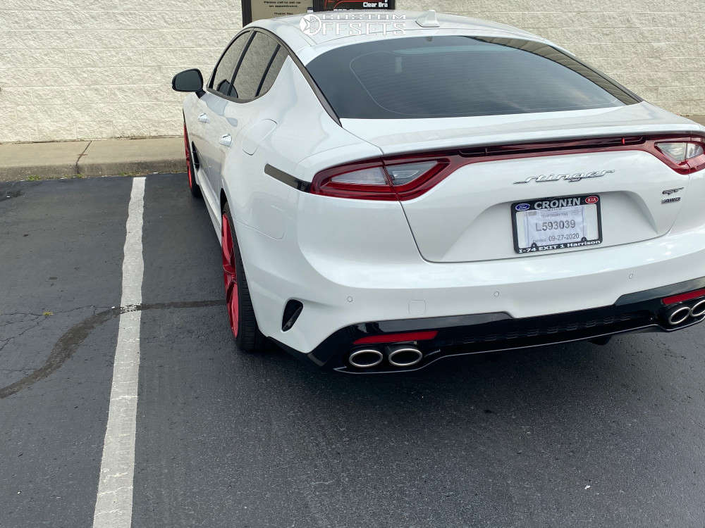 2020 Kia Stinger with 20x9 35 Niche Sector and 245/35R20 Falken Azenis