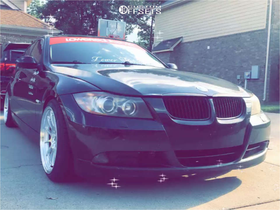 2008 BMW 328xi with 18x9.5 35 JNC Jnc033 and 225/40R18 Ironman