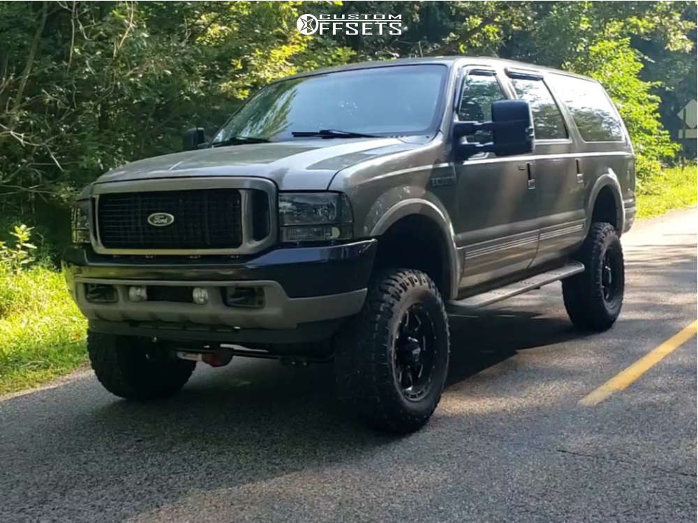 2003 Ford Excursion with 18x9 -12 Ultra Hunter and 285/75R18 Goodyear ...