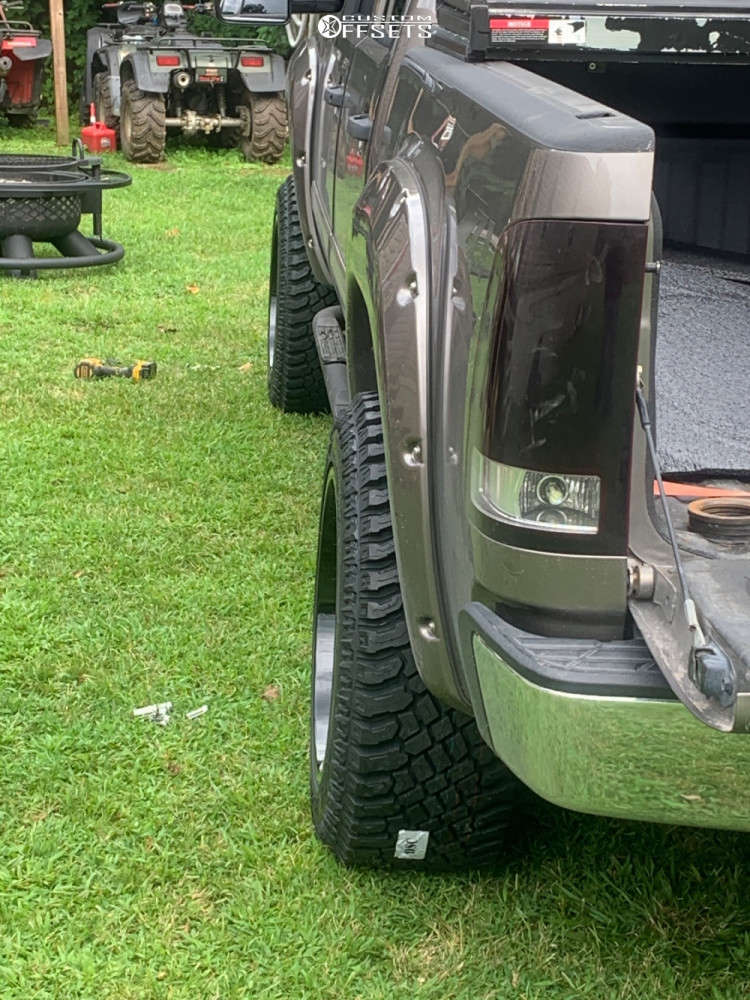 2012 GMC Sierra 1500 with 20x12 -51 Vision Razor and 33/12.5R20 Atturo ...
