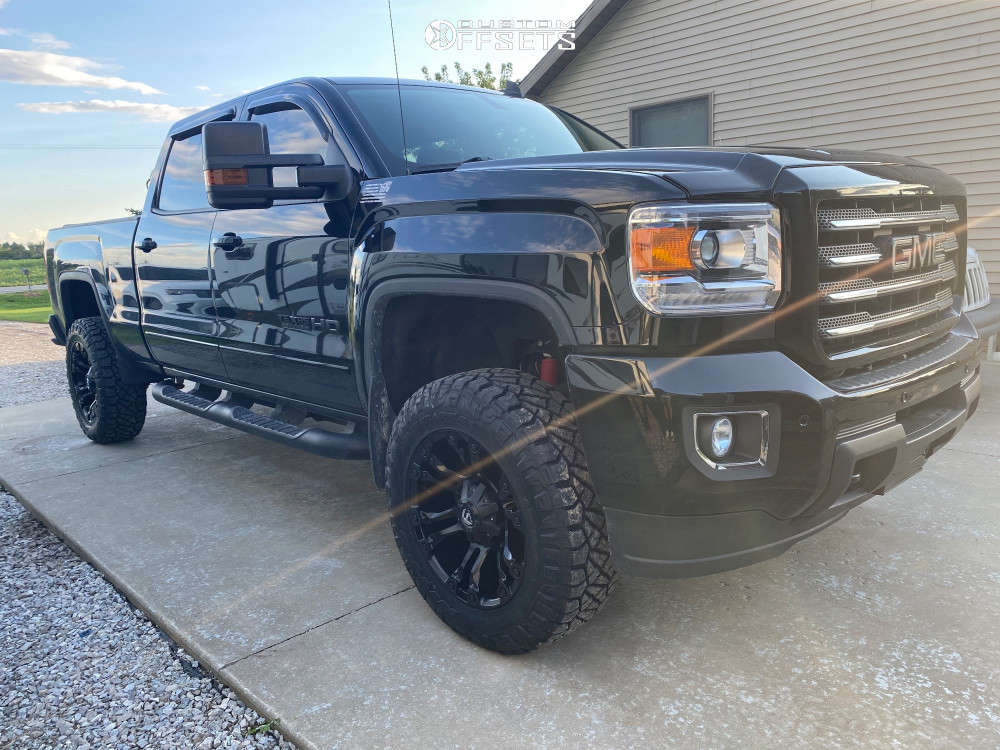 2018 GMC Sierra 2500 HD with 20x10 -24 Fuel Vapor and 285/65R20 Nitto ...