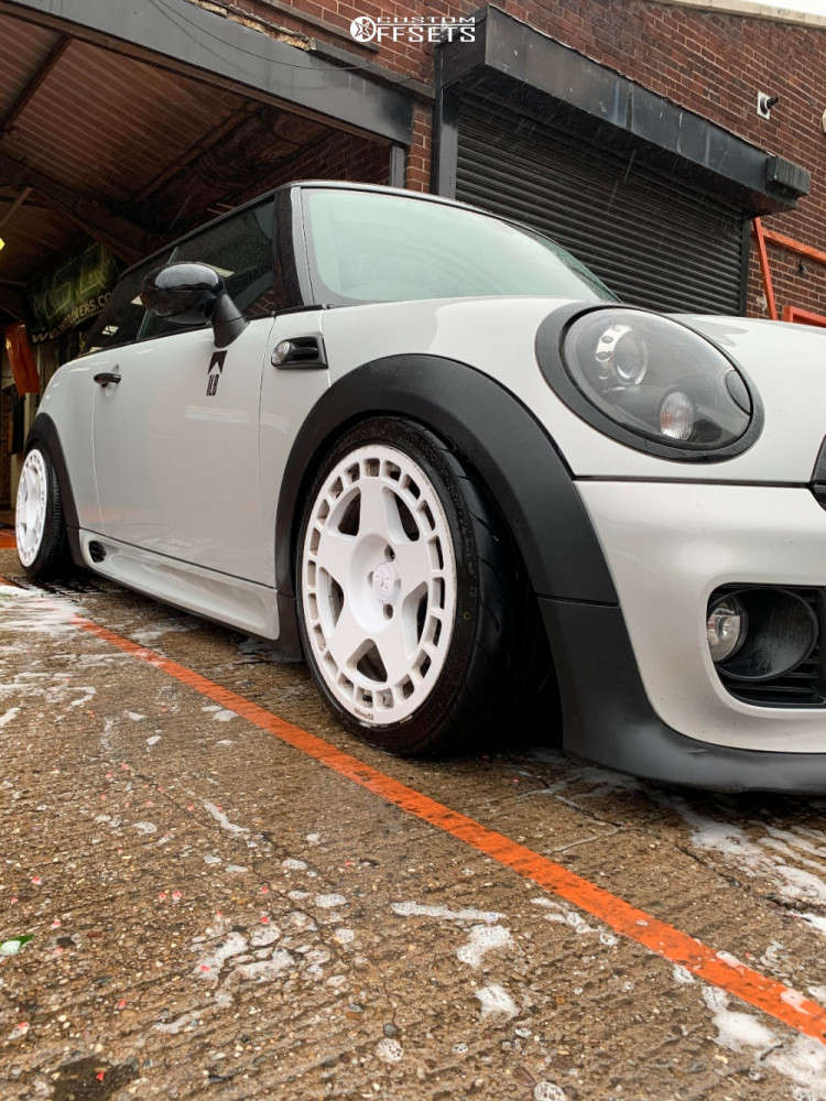 2013 Mini Cooper with 17x8 30 Fifteen52 Turbomac and 205/40R17 Nankang ...