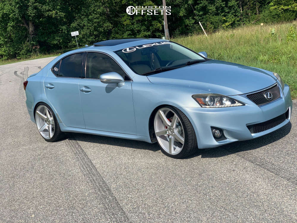 2012 Lexus IS250 with 20x8.5 45 JNC Jnc026 and 235/35R20 Nankang
