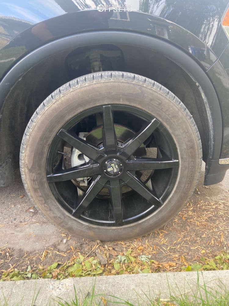 2016 Dodge Durango with 20x8.5 42 DUB Push and 265/50R20 Hercules Terra ...