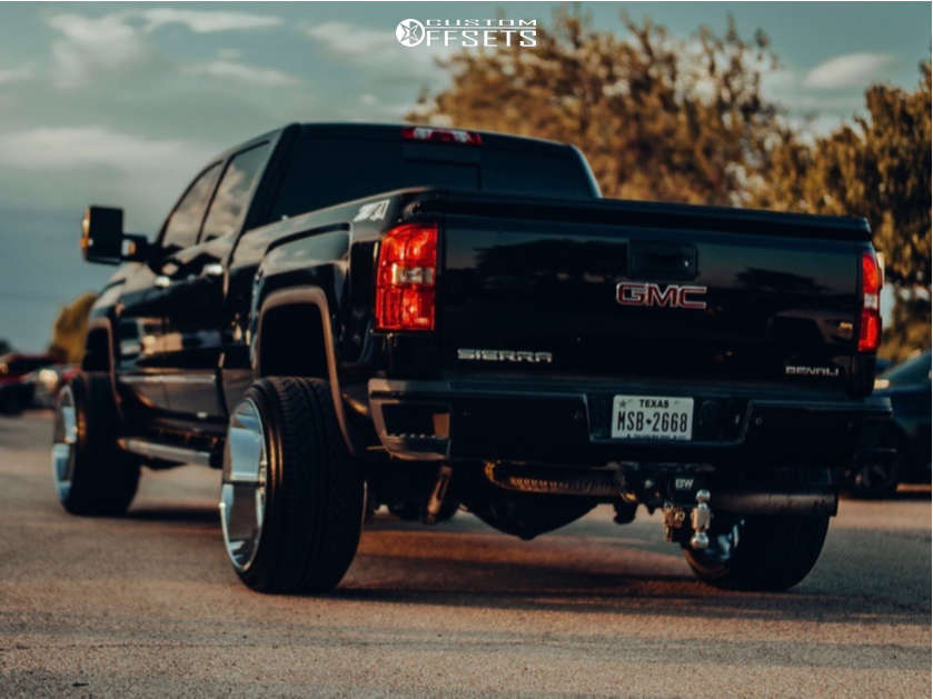 2015 GMC Sierra 2500 HD Wheel Offset Super Aggressive 3"-5" Leveling Kit | 1265064 | Custom Offsets