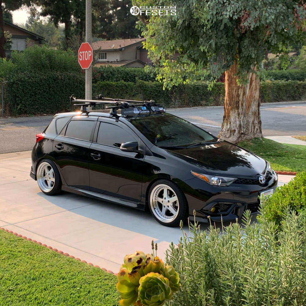 2018 Toyota Corolla IM with 18x8.5 30 ESR SR04 and 225/40R18 Achilles ...