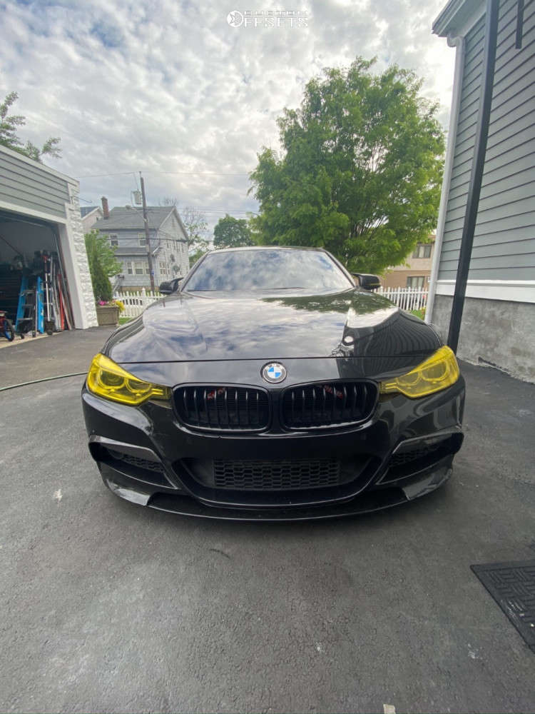 2015 BMW 335i with 18x9 30 Apex Fl-5 and 255/35R18 Michelin Pilot Sport ...