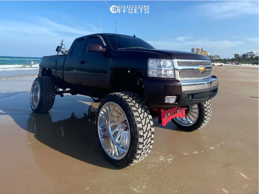 2009 Chevrolet Silverado 1500 with 30x16 -112 American Force Morph Cc ...