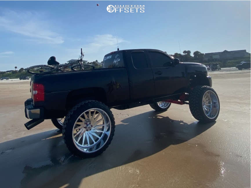 2009 Chevrolet Silverado 1500 with 30x16 -112 American Force Morph Cc ...