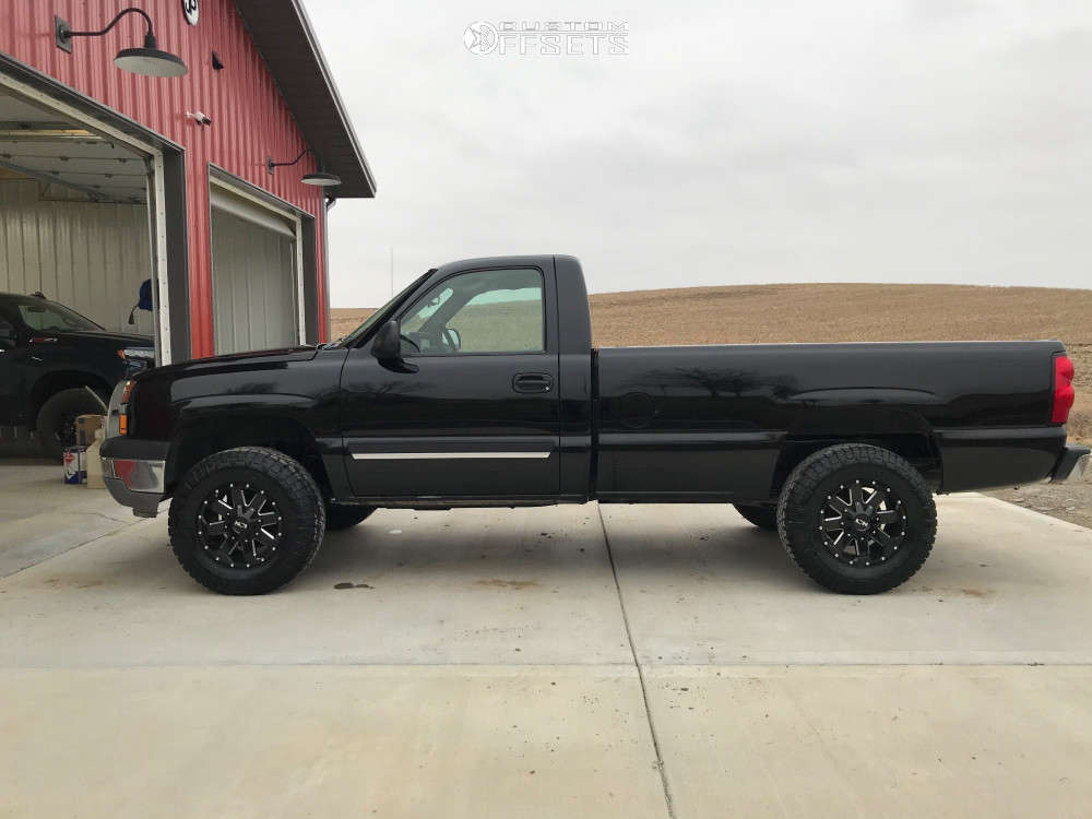 2005 Chevrolet Silverado 1500 with 17x9 -12 Alloy Ion 141 and 285/70R17 ...