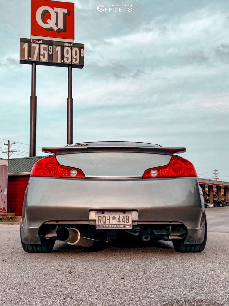 2004 INFINITI G35 with 19x11 15 Aodhan Ds07 and 275/35R19 Hankook