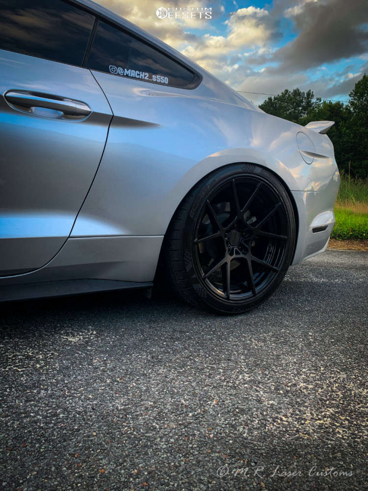 Mustang K Code Rims 2016 Ford Mustang with 20x10 35 Rotiform Kps and 275/35R20 Kumho Ecsta ...