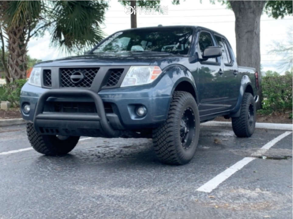 2014 Nissan Frontier with 17x9 14 Fuel Hostage D531 and 33/12.5R17