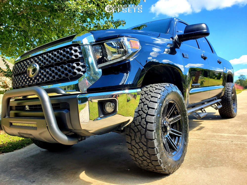 2018 Toyota Tundra with 20x9 1 Fuel Rogue and 35/12.5R20 Toyo Tires ...