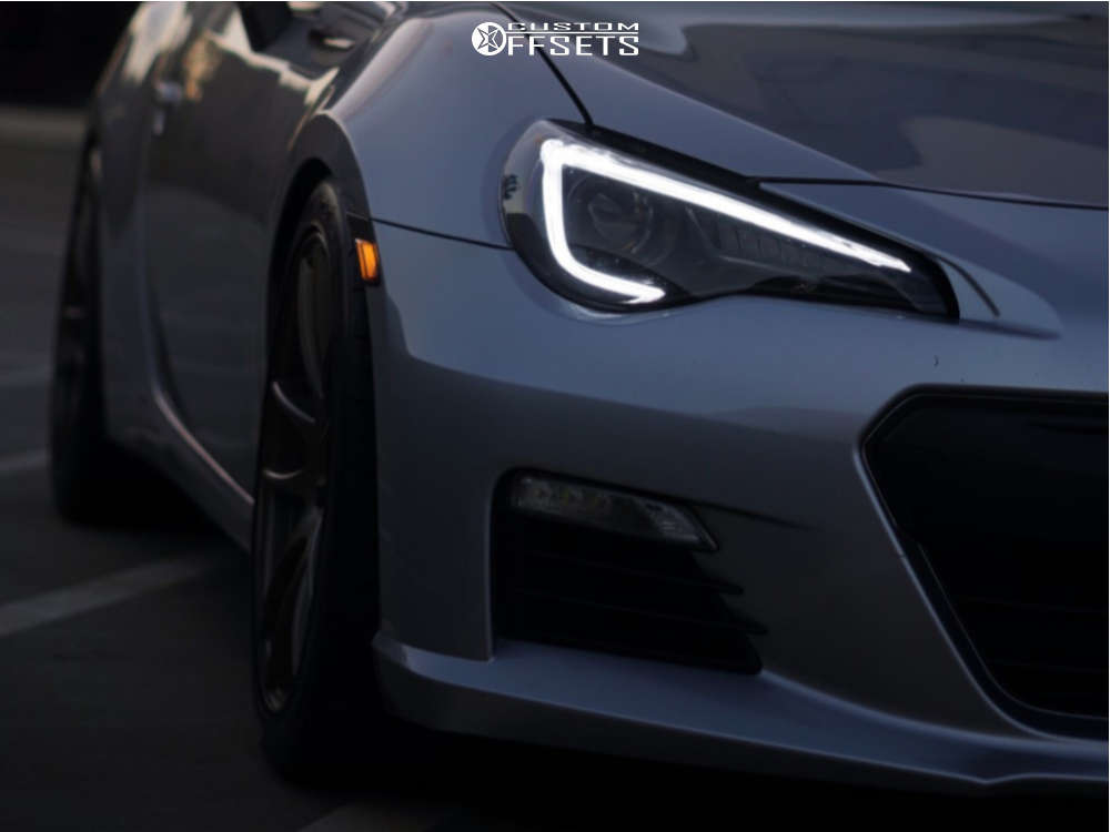15 Subaru Brz With 18x8 5 35 Avid1 Av32 And 245 40r18 Nitto Neo Gen And Lowering Springs Custom Offsets