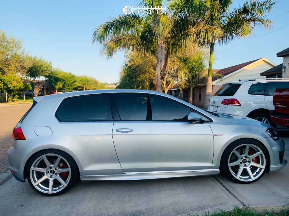 Vwr Detroit Rims 2015 Volkswagen GTI with 19x9.5 35 VMR V706 and 235/35R19 Cosmo Mucho ...