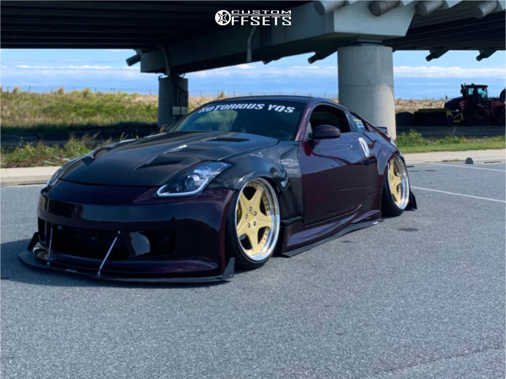 2003 Nissan 350Z with 20x10 10 Leon Hardiritt Ordens and 225/35R20
