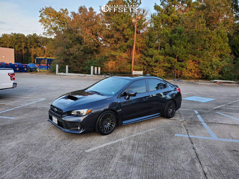 553 ホイール② 2018 Subaru WRX with 18x8.75 36 XXR 553 and 255/35R18 Falken
