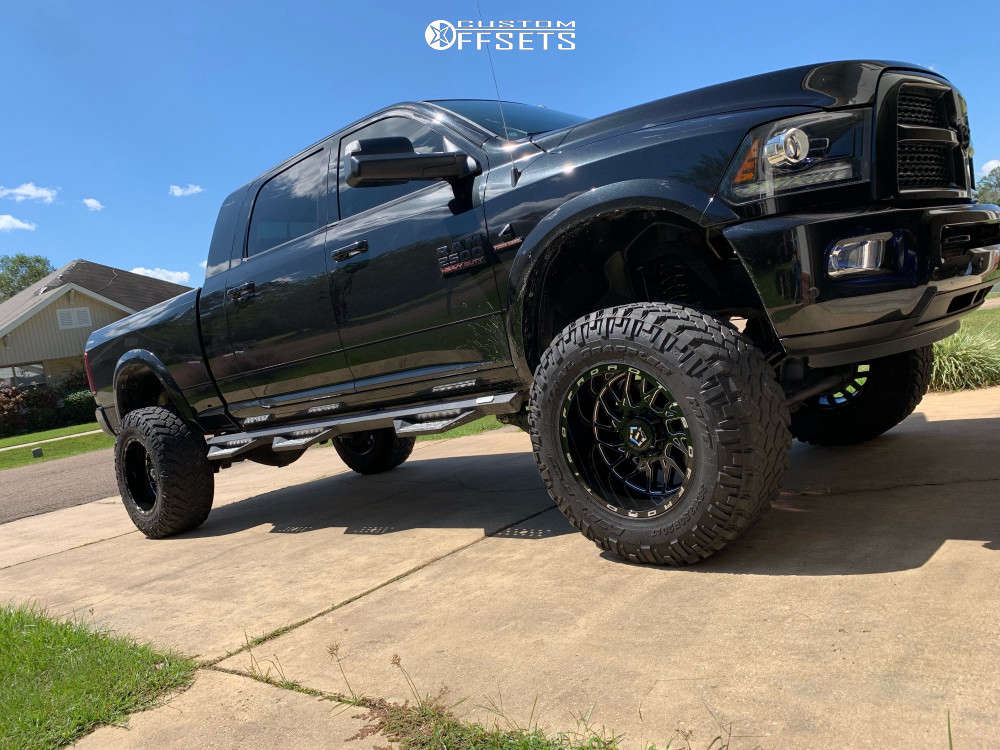 2016 Ram 2500 with 20x12 -44 TIS 544BM and 38/13.5R20 Nitto Mud