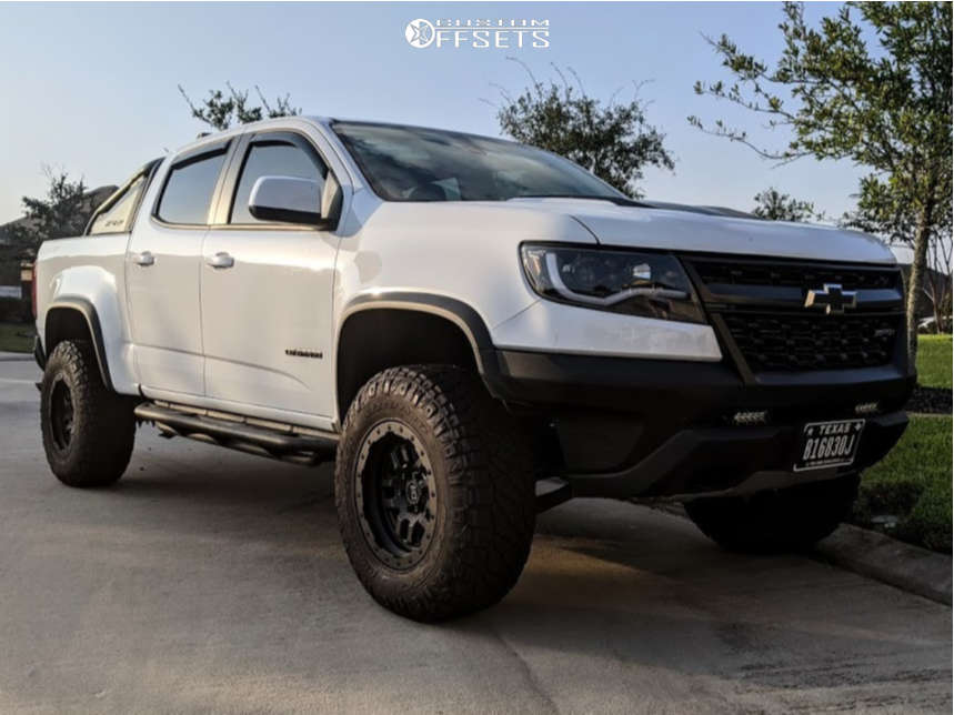 2018 Chevrolet Colorado with 17x9.5 12 Black Rhino Barstow and 285 ...