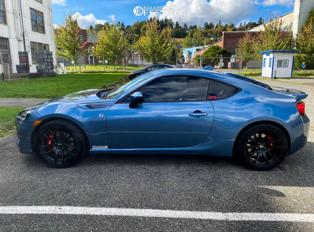 8インチ コバルト 2018 Subaru BRZ with 18x9.5 30 JNC Jnc030 and 255/35R18 Achilles