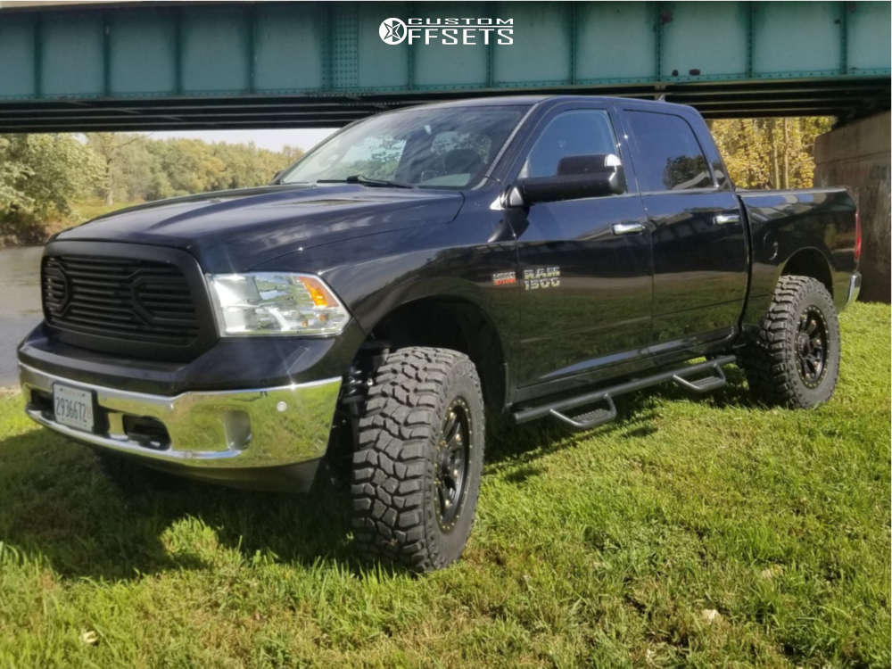 2014 Ram 1500 with 20x9 -12 Ballistic Warhammer and 37/12.5R20 Cooper ...