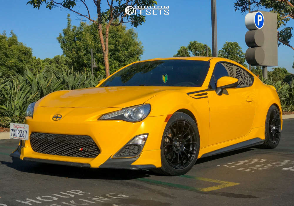 2015 Scion FR-S with 17x9 42 WedsSport Sa-72r and 245/40R17