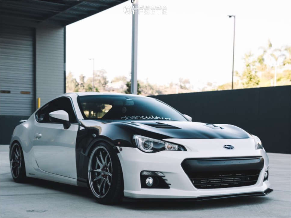 2013 Subaru BRZ with 18x9.5 35 Aodhan Ds02 and 225/40R18 Nitto